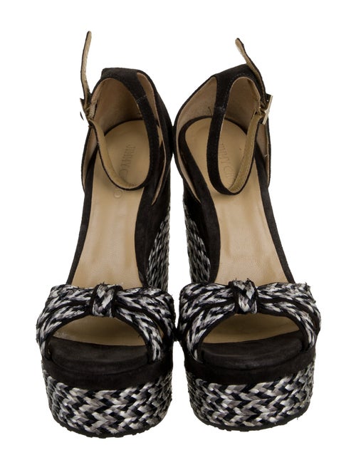 Jimmy Choo Suede Printed Sandals