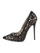 Jimmy Choo Suede Lasercut Accents Pumps