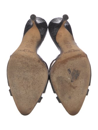 Jimmy Choo Leather Slides