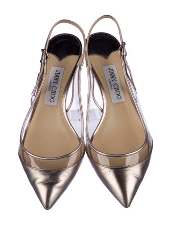 Jimmy Choo Leather Slingback Pumps