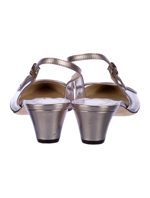 Jimmy Choo Leather Slingback Pumps