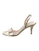 Jimmy Choo Leather Slingback Sandals