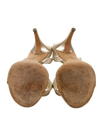 Jimmy Choo Leather Slingback Sandals