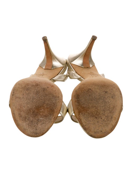 Jimmy Choo Leather Slingback Sandals