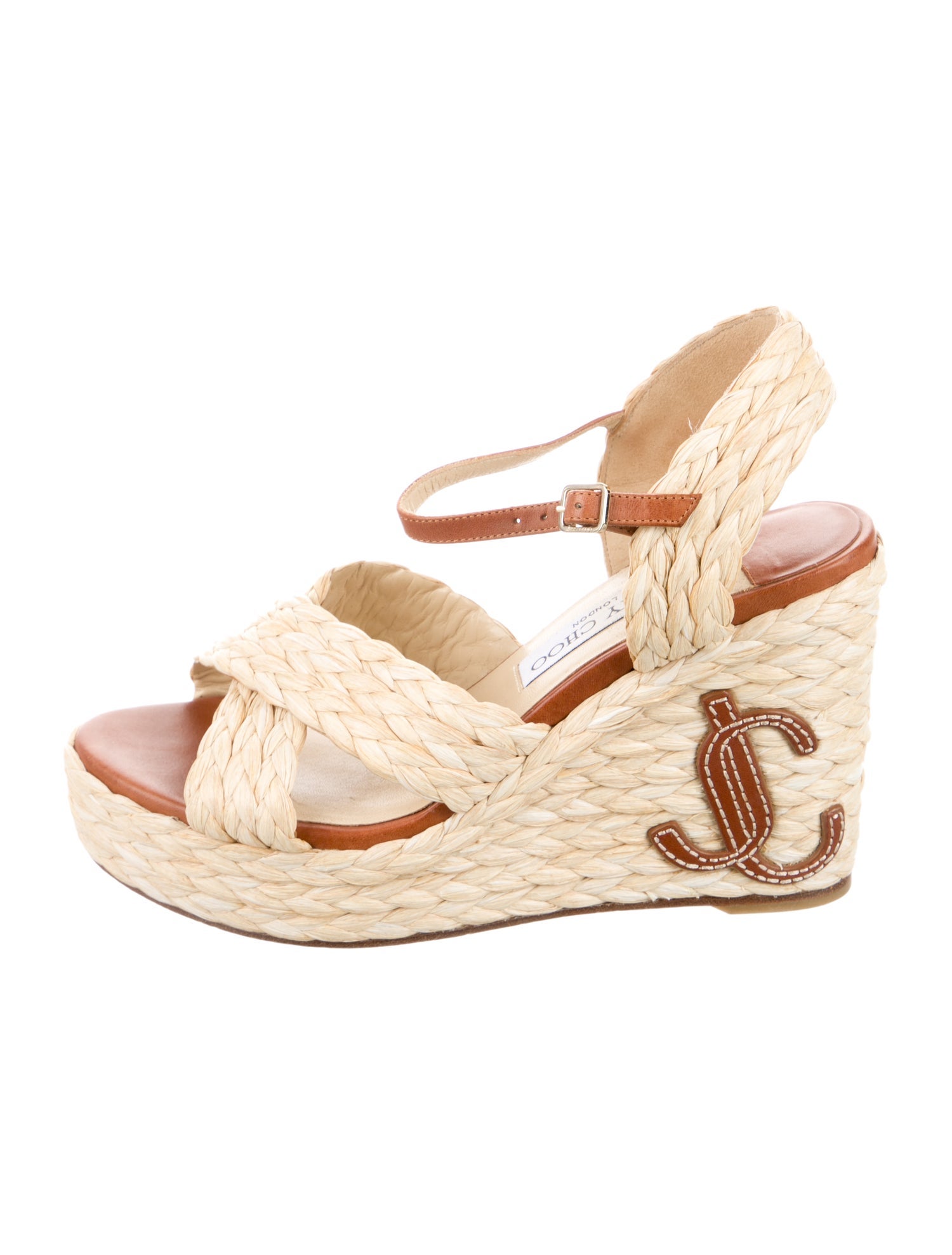 Jimmy Choo Raffia Espadrilles