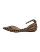 Jimmy Choo Ponyhair Animal Print D'Orsay Flats