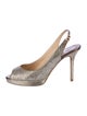 Jimmy Choo Glitter Slingback Pumps