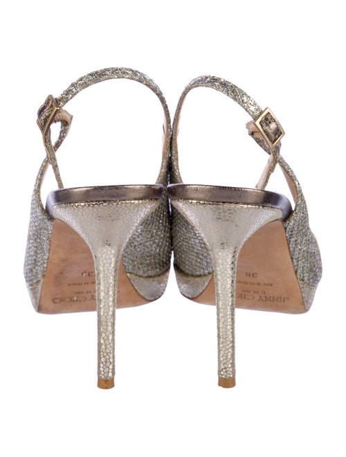 Jimmy Choo Glitter Slingback Pumps