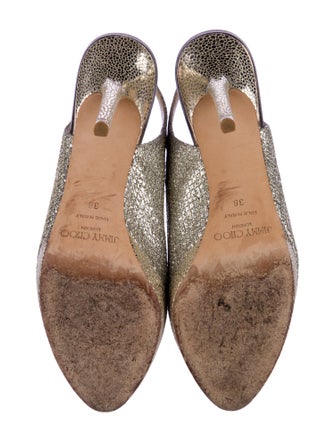 Jimmy Choo Glitter Slingback Pumps