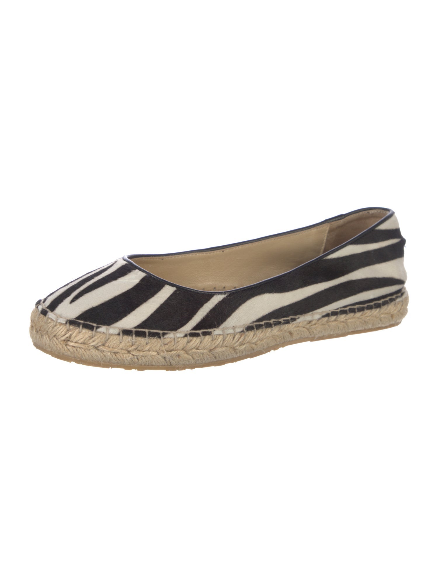 Jimmy Choo Ponyhair Printed Espadrilles