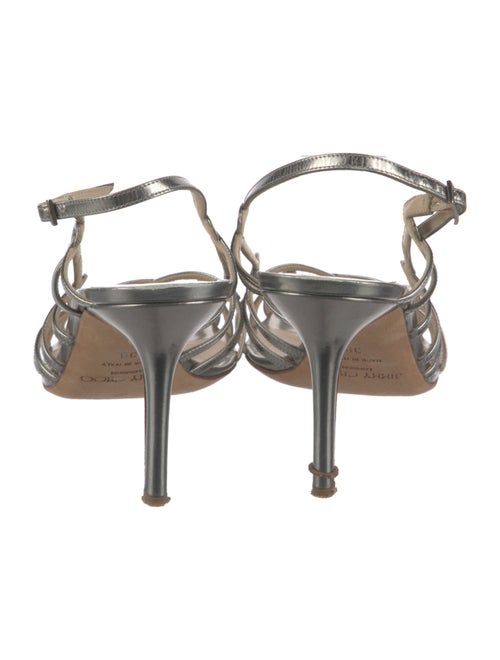 Jimmy Choo Leather Slingback Sandals