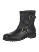 Jimmy Choo Leather Moto Boots
