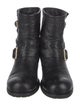Jimmy Choo Leather Moto Boots