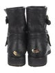 Jimmy Choo Leather Moto Boots