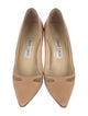 Jimmy Choo Leather Cutout Accent Pumps