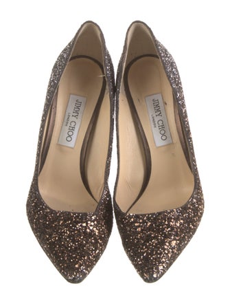 Jimmy Choo Glitter Glitter Accents Pumps