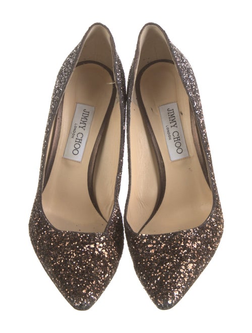 Jimmy Choo Glitter Glitter Accents Pumps