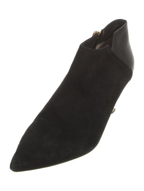 Jimmy Choo Suede Leather Trim Embellishment Boots