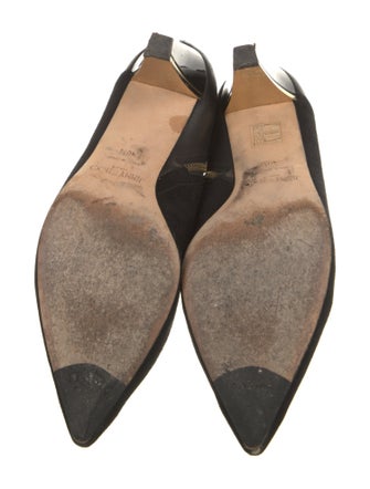 Jimmy Choo Suede Leather Trim Embellishment Boots