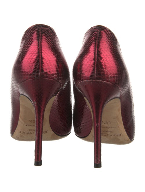 Jimmy Choo Embossed Leather Pumps