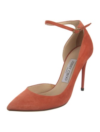 Jimmy Choo Suede D'Orsay Pumps