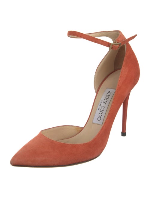Jimmy Choo Suede D'Orsay Pumps