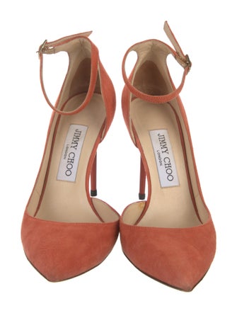 Jimmy Choo Suede D'Orsay Pumps