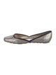 Jimmy Choo Glitter Animal Print D'Orsay Flats