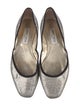 Jimmy Choo Glitter Animal Print D'Orsay Flats