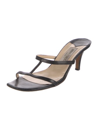 Jimmy Choo Leather Slides