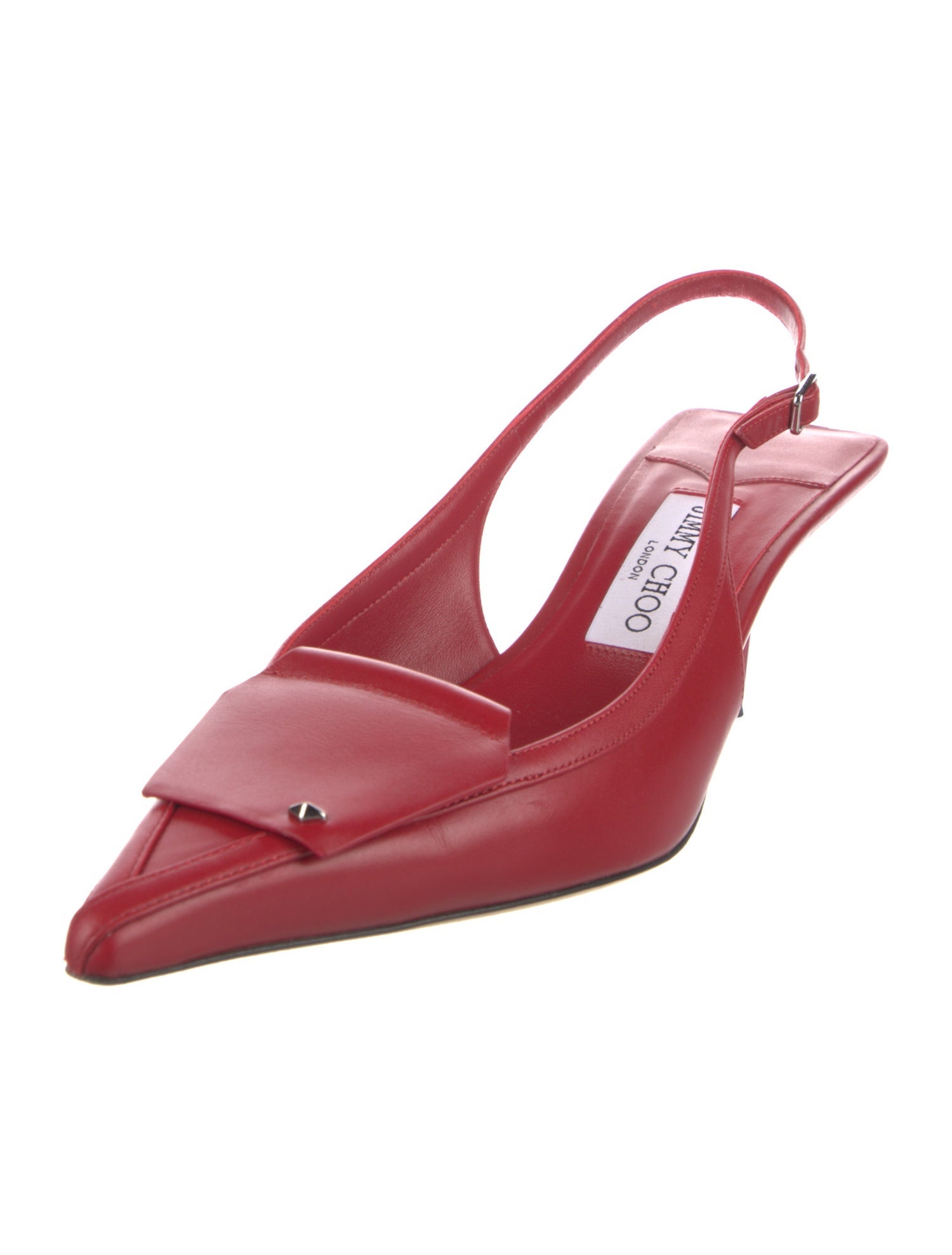 Jimmy Choo Leather Slingback Pumps