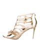 Jimmy Choo Leather Cutout Accent Sandals