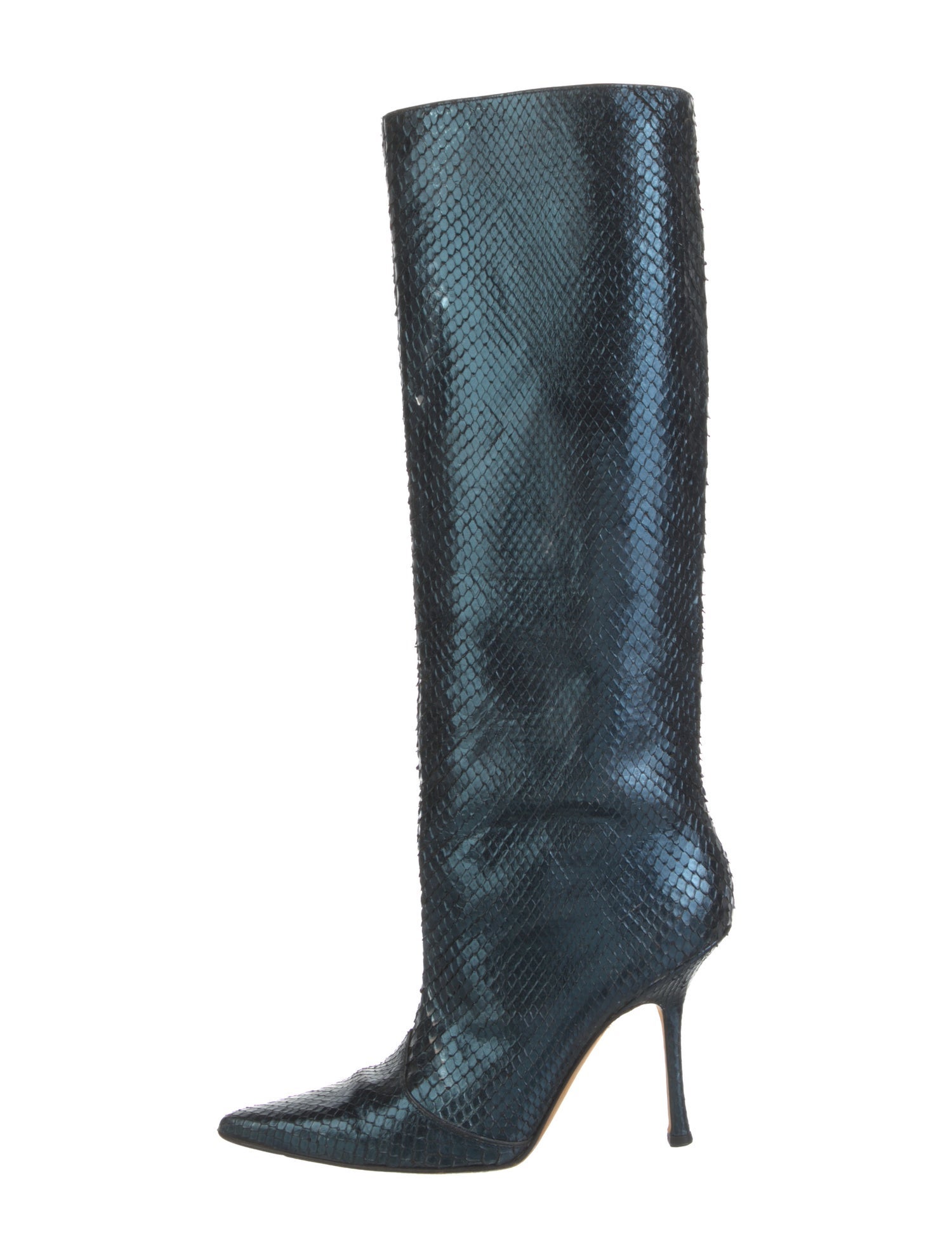 Jimmy Choo Snakeskin Animal Print Boots