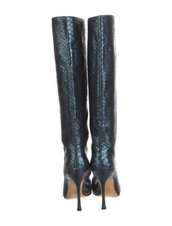 Jimmy Choo Snakeskin Animal Print Boots