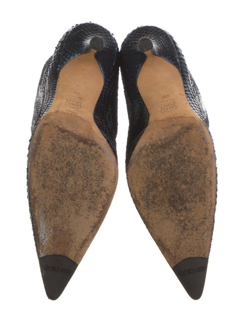 Jimmy Choo Snakeskin Animal Print Boots
