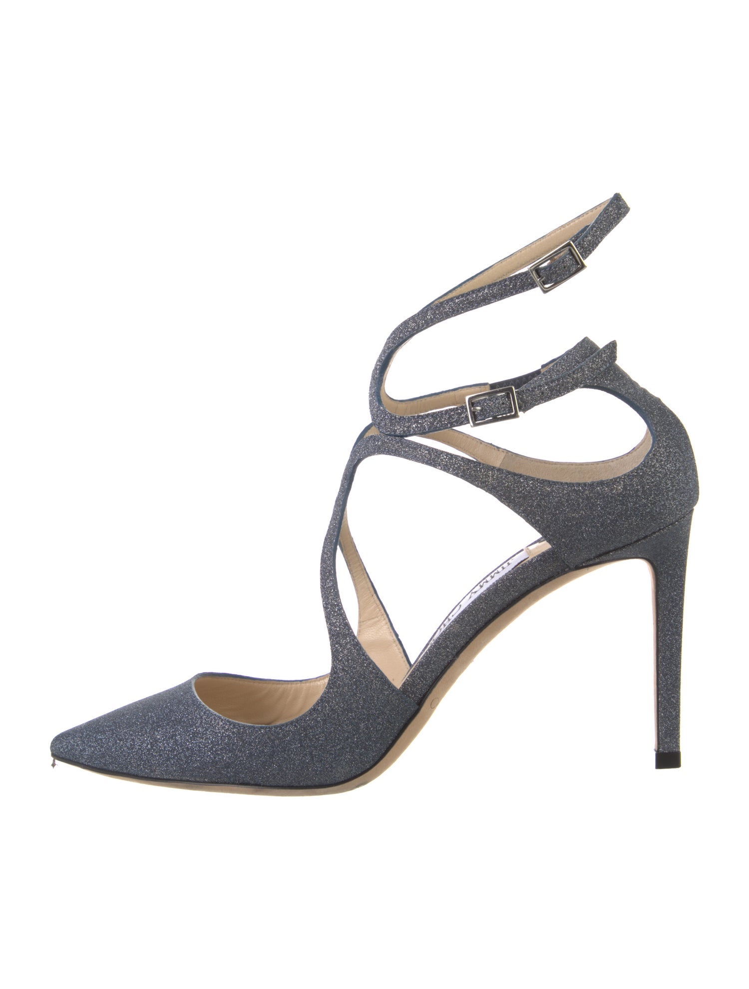 Jimmy Choo Glitter D'Orsay Pumps