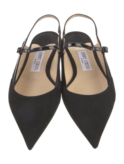 Jimmy Choo Suede Slingback Flats