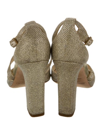 Jimmy Choo Glitter Accents Sandals