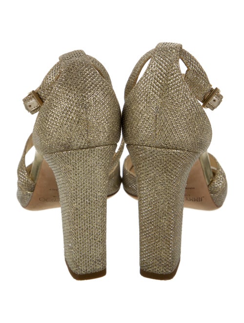 Jimmy Choo Glitter Accents Sandals