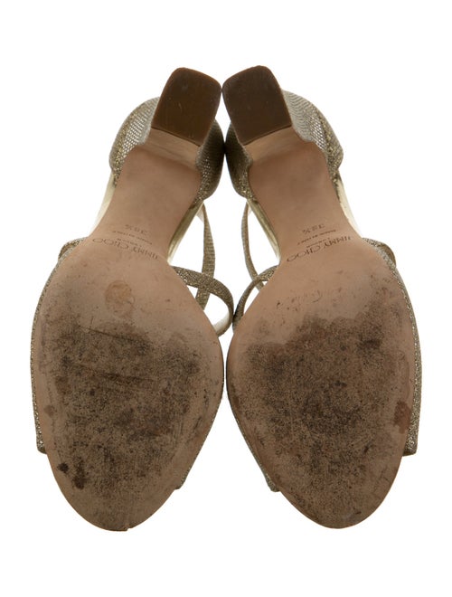 Jimmy Choo Glitter Accents Sandals