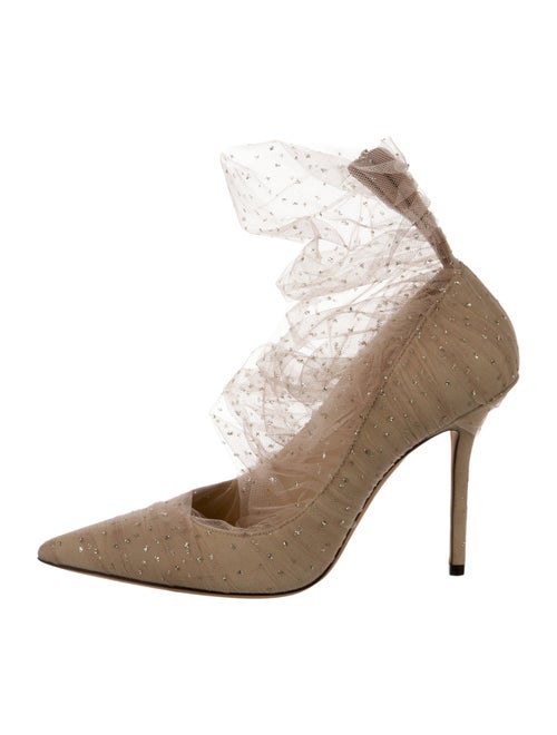 Jimmy Choo Mesh Accents Pumps