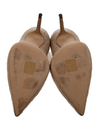 Jimmy Choo Mesh Accents Pumps