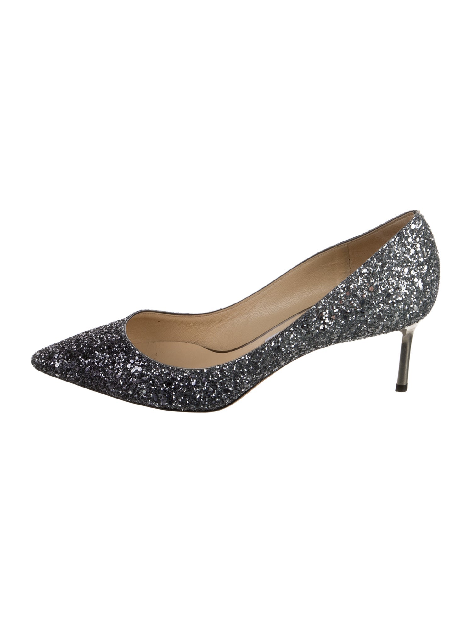 Jimmy Choo Glitter Glitter Accents Pumps