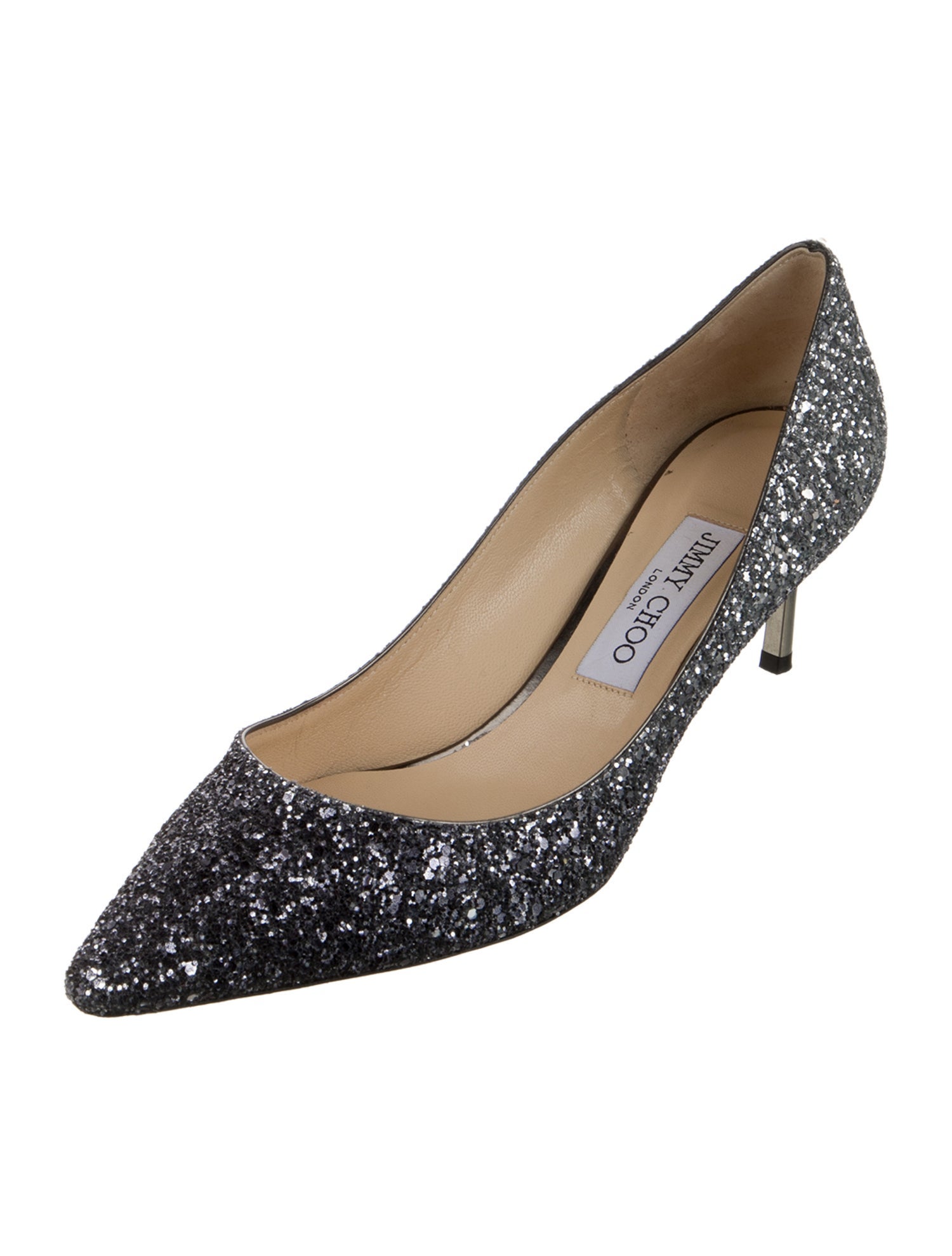 Jimmy Choo Glitter Glitter Accents Pumps