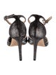 Jimmy Choo Glitter Animal Print Sandals
