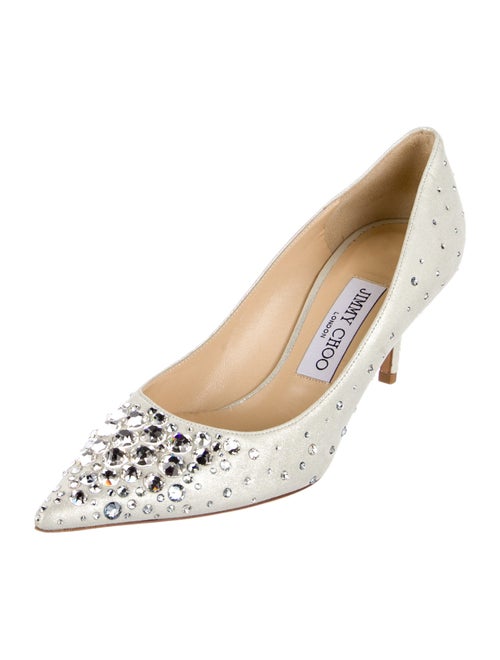 Jimmy Choo Crystal Embellishments Pumps