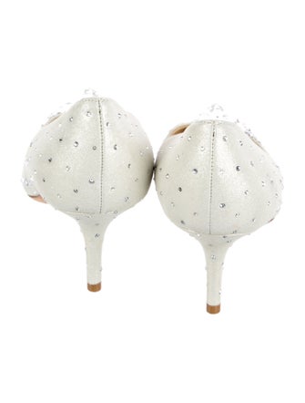 Jimmy Choo Crystal Embellishments Pumps