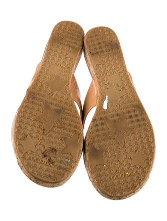 Jimmy Choo Patent Leather Slides