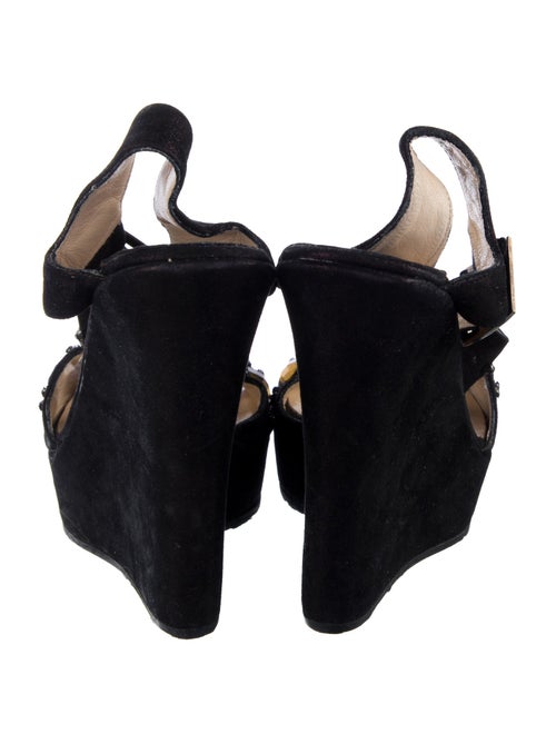 Jimmy Choo Suede T-Strap Sandals
