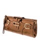Jimmy Choo Embossed Leather Clutch